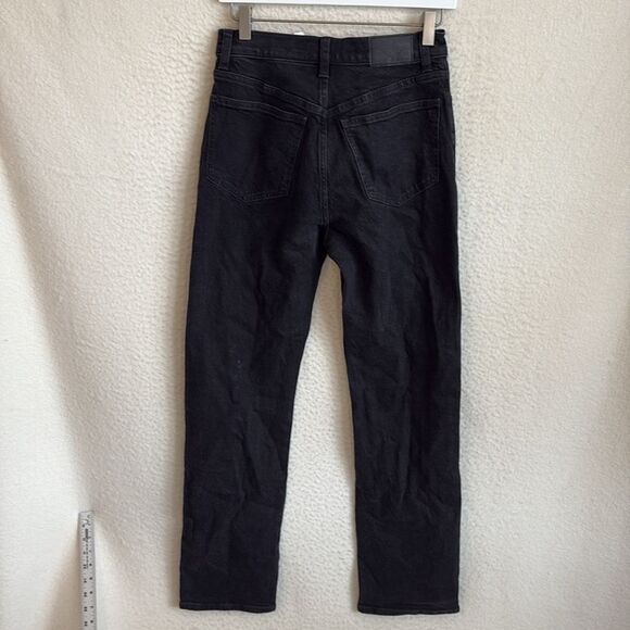 Madewell 90s Straight Leg Jeans Womens Size 26 Black - Picture 10 of 13